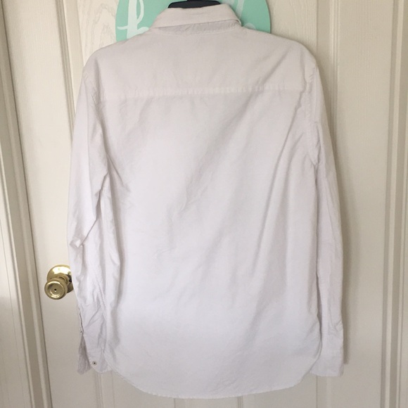 Aeropostale white button down shirt; size small - Picture 3 of 6